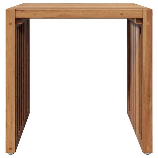 Table d'appoint de jardin Bois de Teck Marron 45 x 42,5 x 45 cm - PANGIVO - Image 5