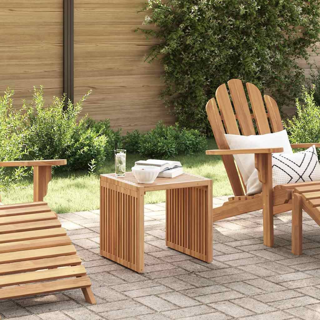 Table d'appoint de jardin Bois de Teck Marron 45 x 42,5 x 45 cm - PANGIVO - Image 1