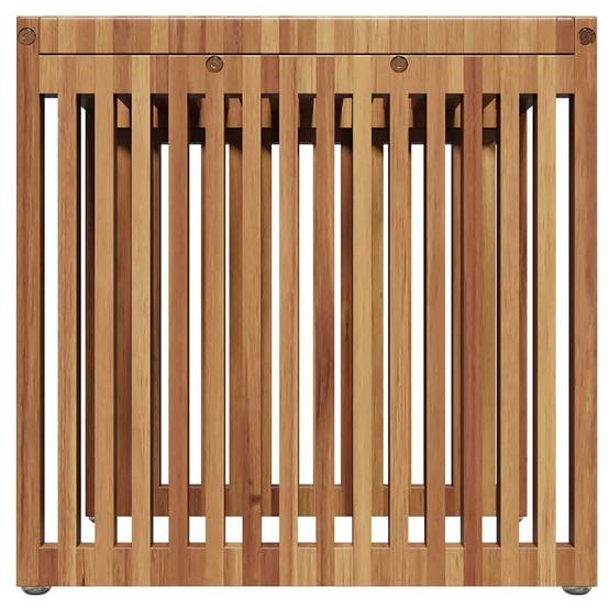 Table d'appoint de jardin Bois de Teck Marron 45 x 42,5 x 45 cm - PANGIVO - Image 6