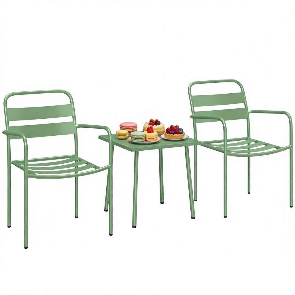 Set vert 3 pièces – frais, robuste, tendance pour l'extérieur - Image 1