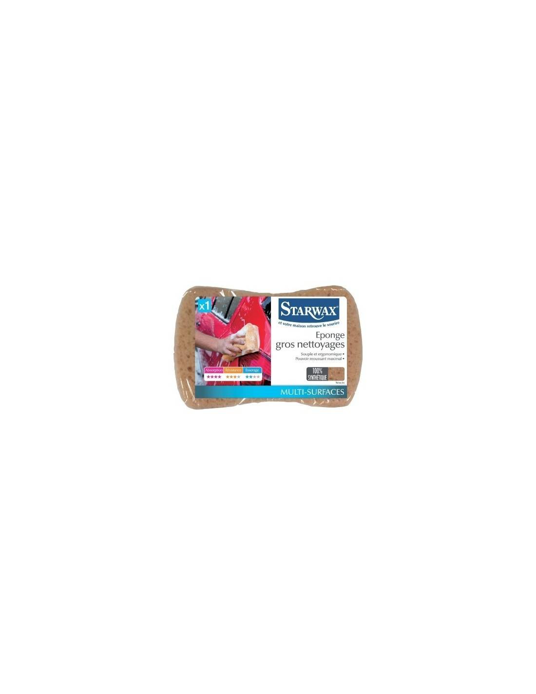 Starwax - éponge Gros Nettoyages Ultra-efficace, Résistante, Pour Saletés Tenaces - Starwax - Image 1