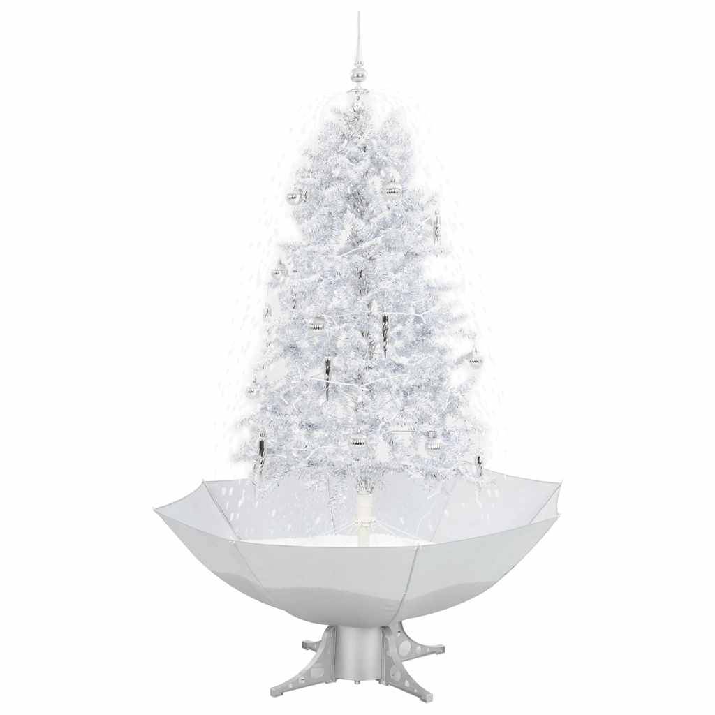 Vidaxl - Arbre de Noël neigeux avec base de parapluie Blanc 170 cm vidaXL 284336 - Image 2