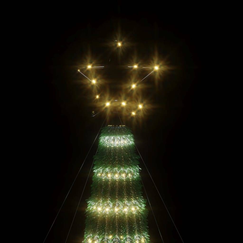 Sapin De Noël - Arbre de Noël lumineux conique 275 LED blanc chaud 180 cm - Image 6