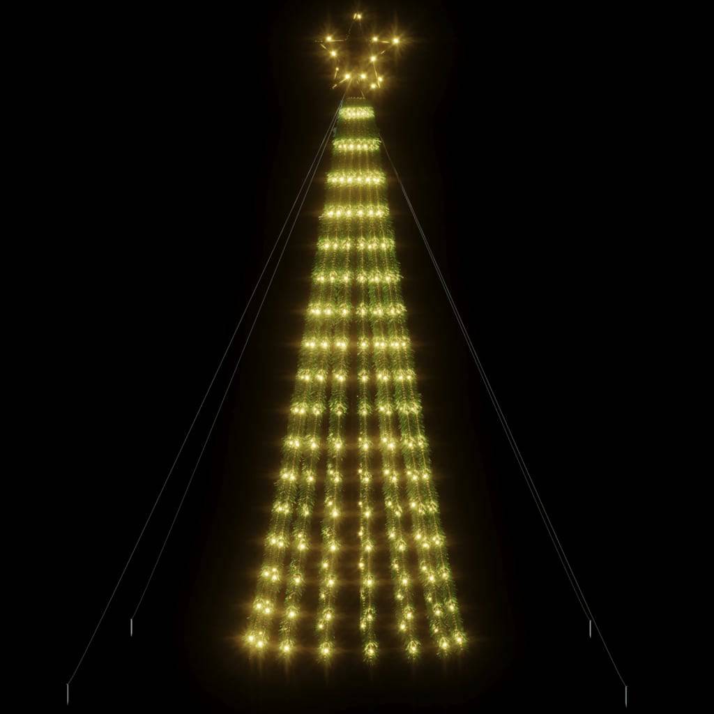 Sapin De Noël - Arbre de Noël lumineux conique 275 LED blanc chaud 180 cm - Image 3