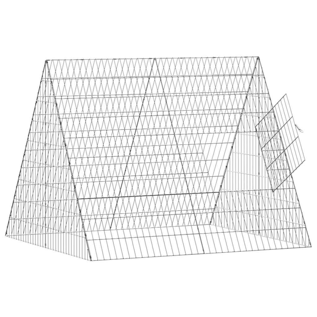 Enclos Lapin Acier Galvanisé Robuste Jardin 110x100x85cm - ComfortXL Outdoor Living - Image 5
