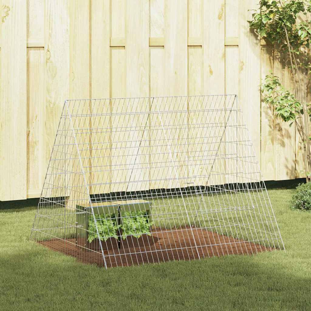 Enclos Lapin Acier Galvanisé Robuste Jardin 110x100x85cm - ComfortXL Outdoor Living - Image 1