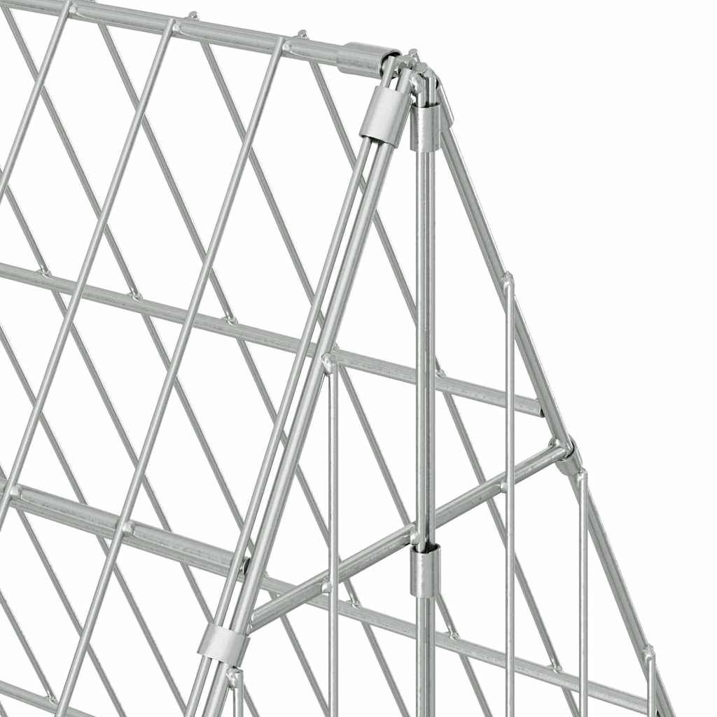 Enclos Lapin Acier Galvanisé Robuste Jardin 110x100x85cm - ComfortXL Outdoor Living - Image 8