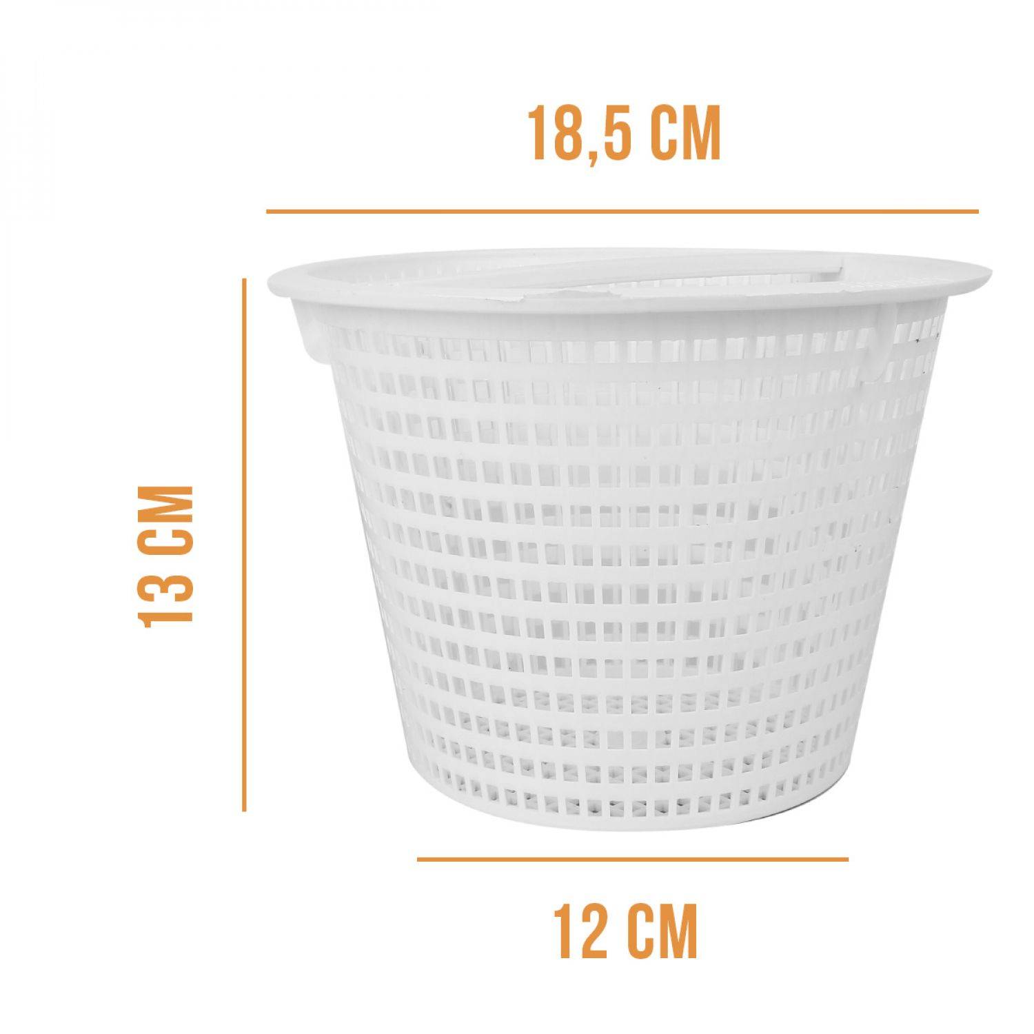 Linxor - Panier rond pour skimmer de piscine - Diam 18.5 cm - Blanc - Linxor - Image 2