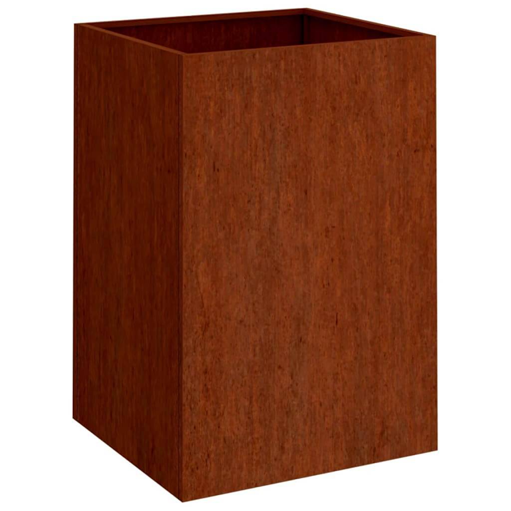 PANGIVO - Jardinière acier corten rouillé 42 x 38 x 75 cm - PANGIVO - Image 2