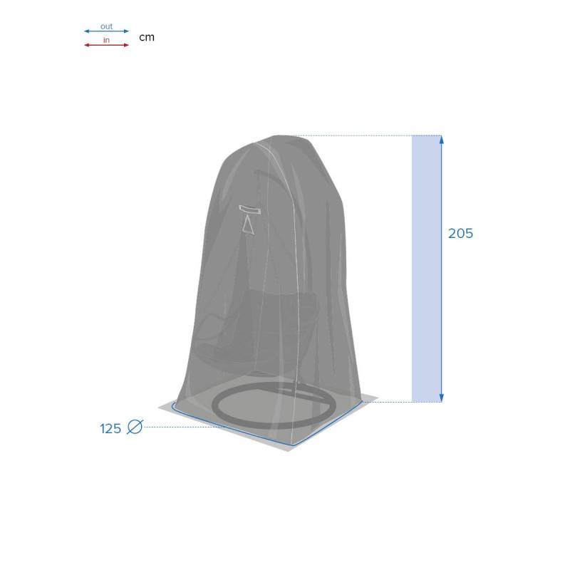 Hesperide - Housse de protection "Hambo" pour fauteuil oeuf suspendu 205x125x125cm en polyester Hespéride - Image 4
