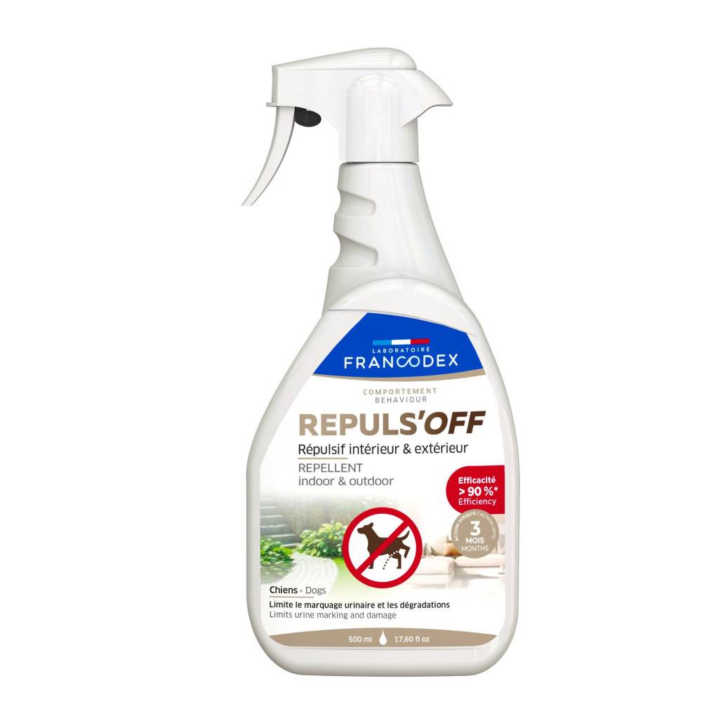 Francodex - Répulsif Intérieur et Extérieur 500 ml pour chien - Image 3