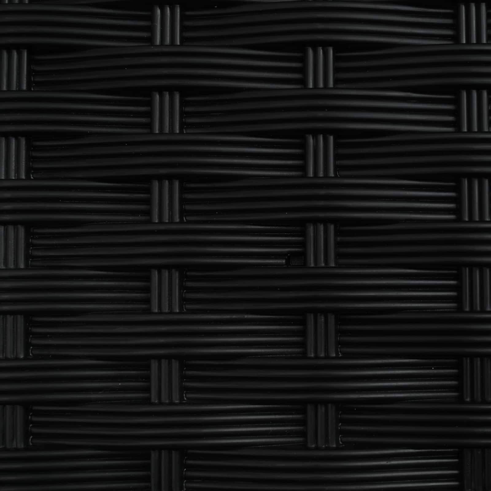 ComfortXL - Grand potager surélevé PP extérieur toit courbé treillis 204x40x138cm noir - ComfortXL Outdoor Living - Image 7