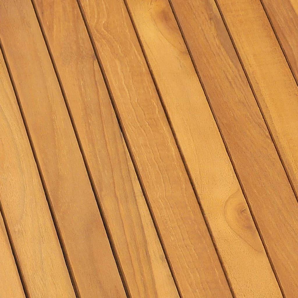 Boîte coffre de jardin 200 x 50 x 55 cm bois massif de teck - Image 9