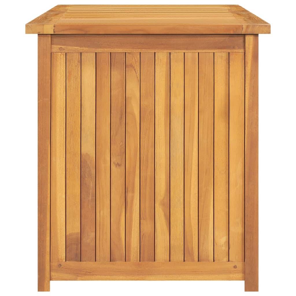 Boîte coffre de jardin 200 x 50 x 55 cm bois massif de teck - Image 6