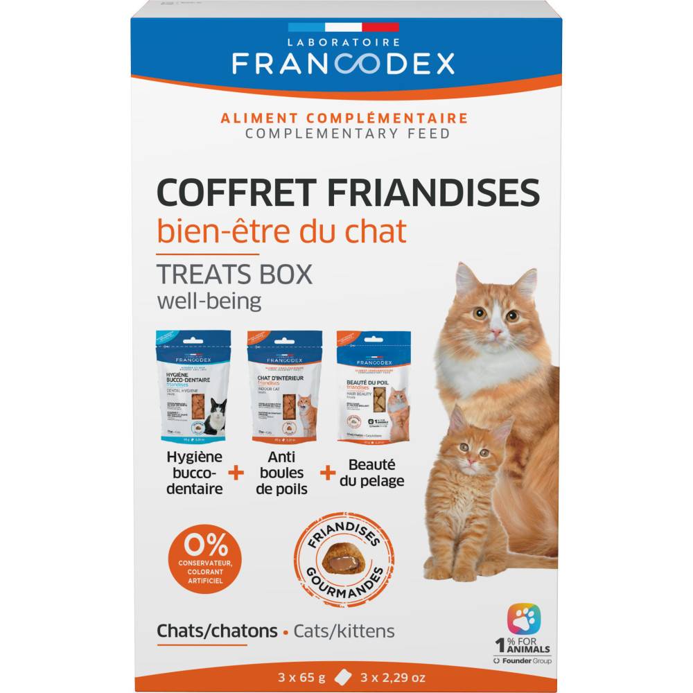 Francodex - Francodex - Friandises coffret bien-être du chat - Image 2