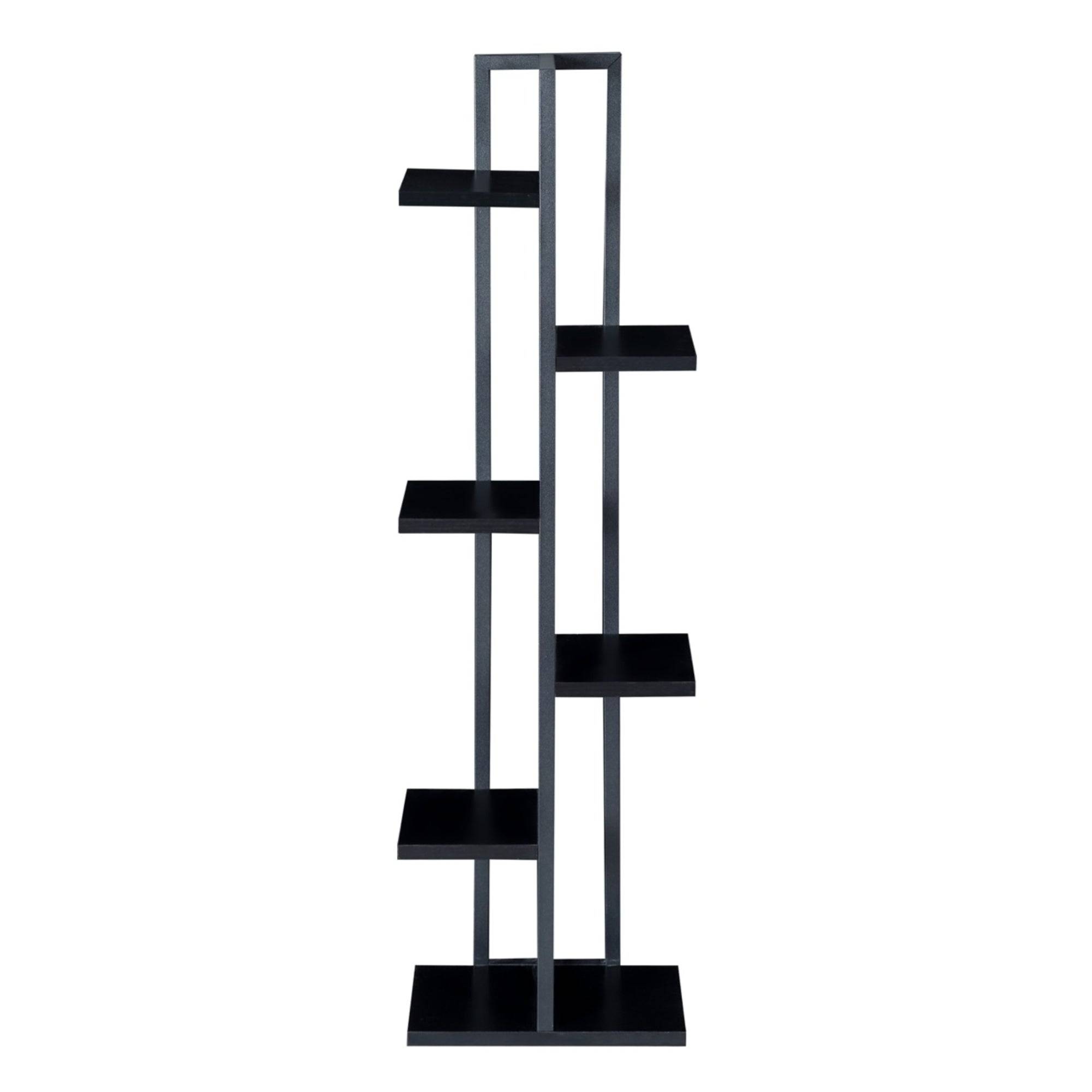 Helloshop26 - Support de plantes à 5 niveaux 120 x 34 x 21 cm noir - Image 3