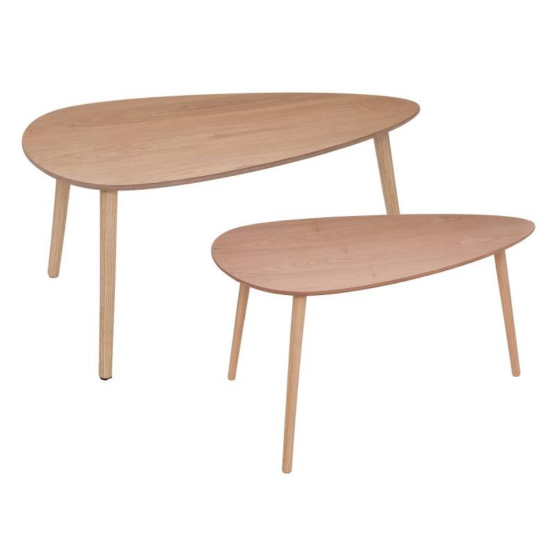 Table basse Miléo naturel X2 Atmosphera - Image 1