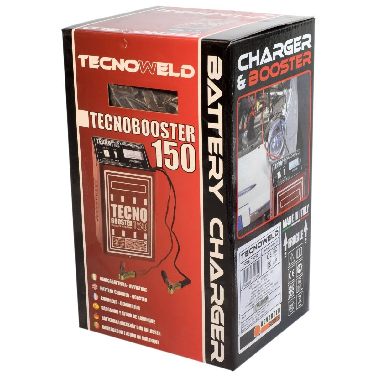 Chargeur démarreur 1900W Batterie 25/ 250A -10/270Ah Portable TECNOBOOSTER TECNOWELD - Image 10
