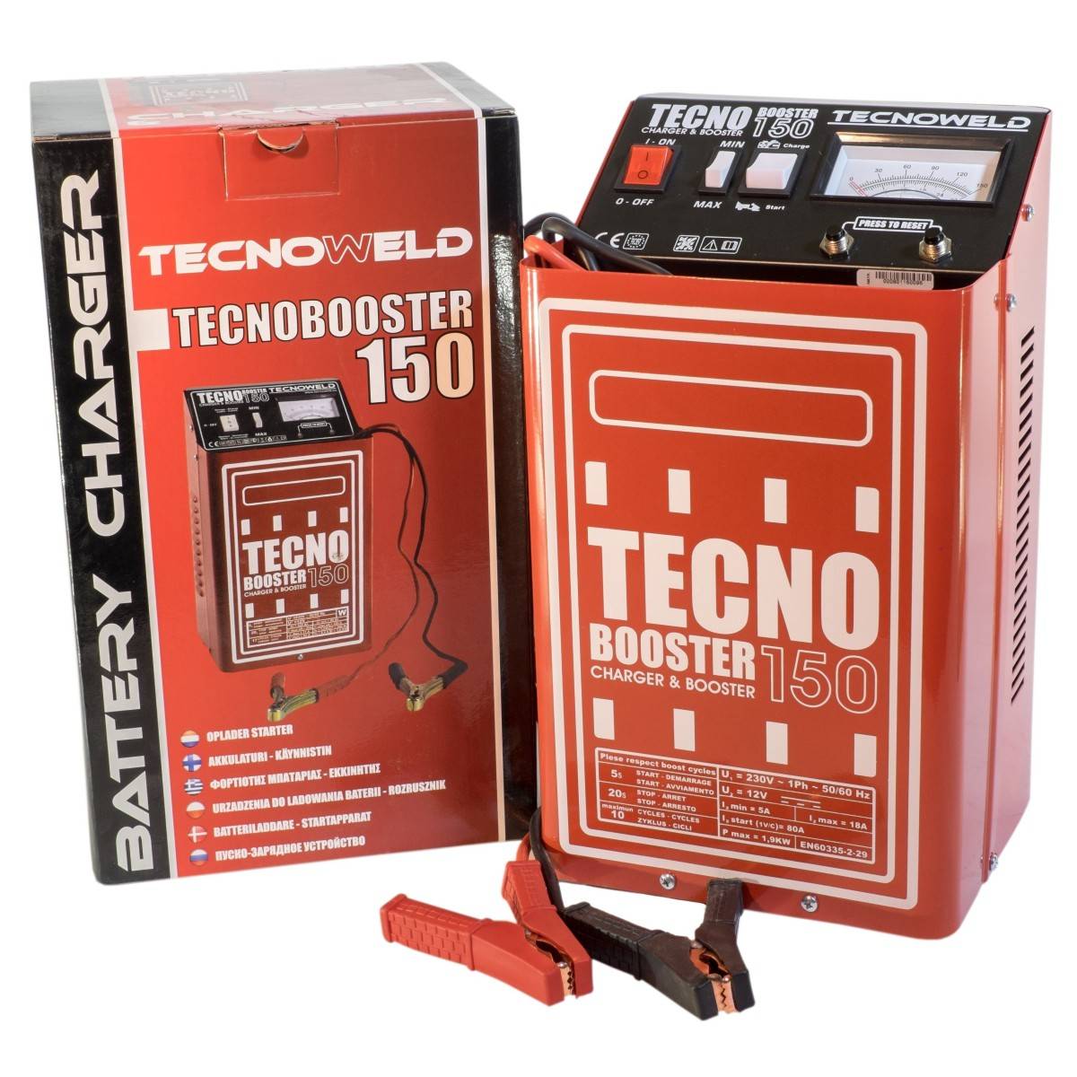 Chargeur démarreur 1900W Batterie 25/ 250A -10/270Ah Portable TECNOBOOSTER TECNOWELD - Image 1