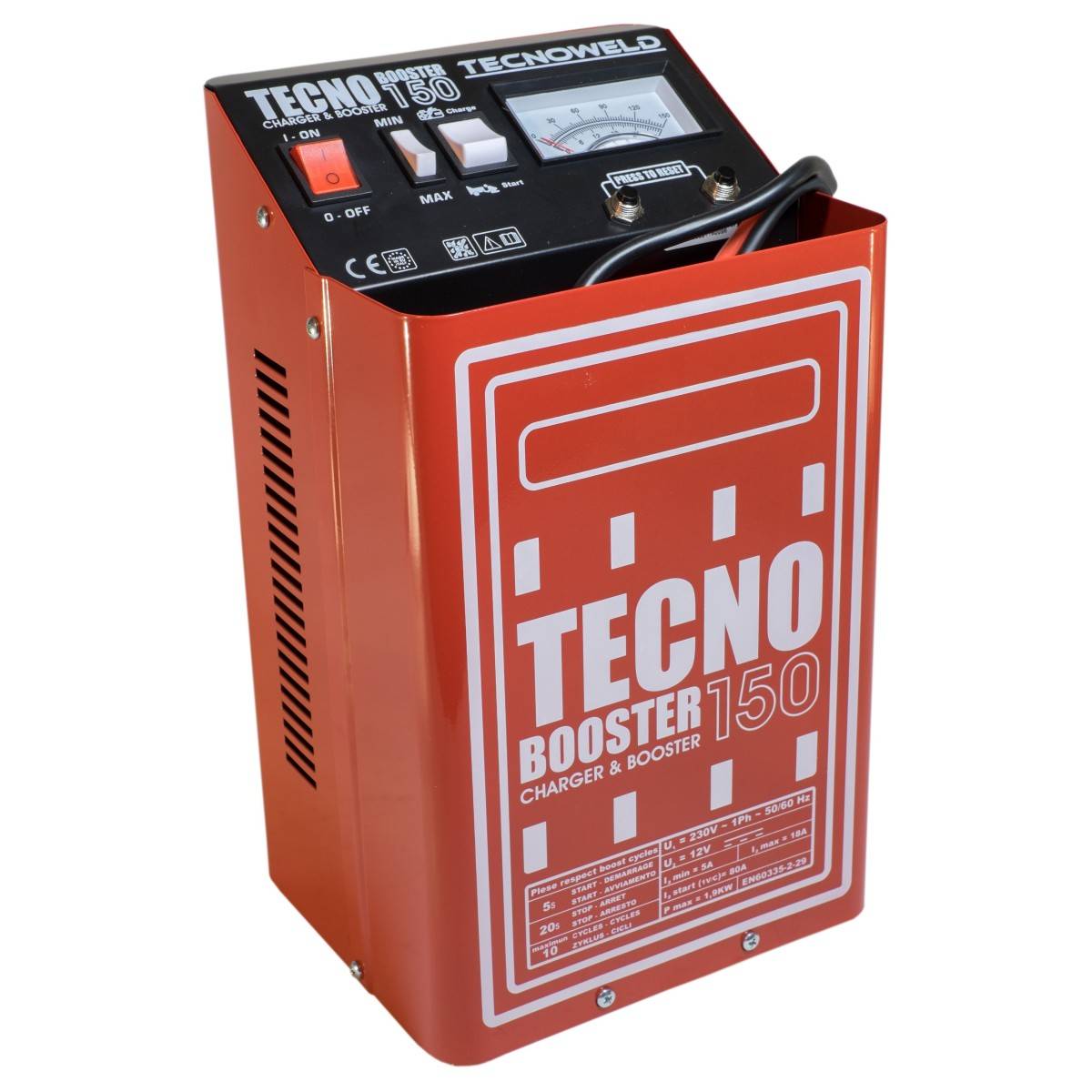 Chargeur démarreur 1900W Batterie 25/ 250A -10/270Ah Portable TECNOBOOSTER TECNOWELD - Image 6