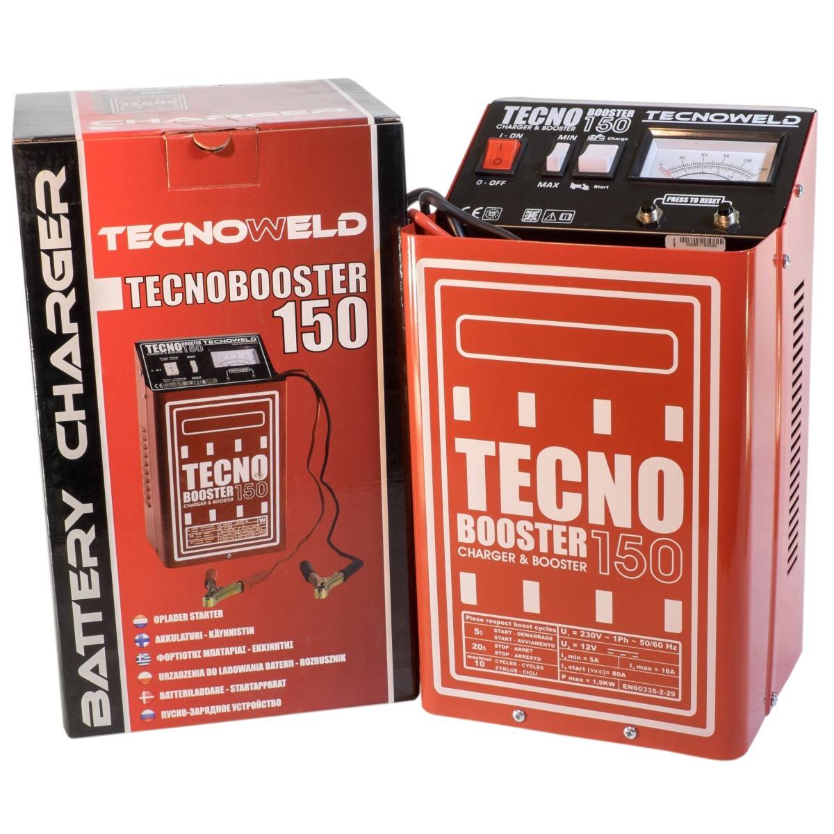 Chargeur démarreur 1900W Batterie 25/ 250A -10/270Ah Portable TECNOBOOSTER TECNOWELD - Image 5