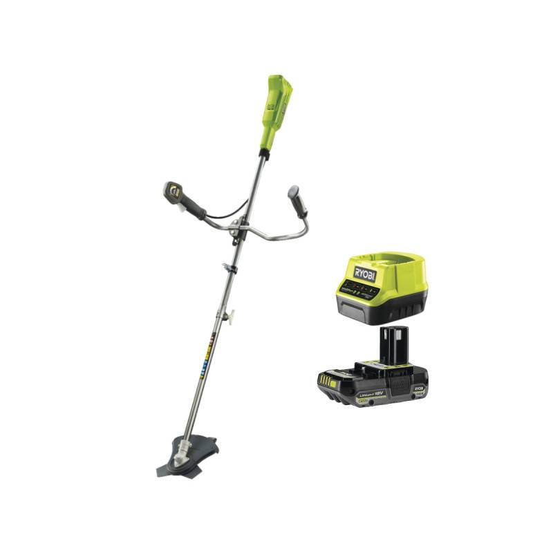 Ryobi - Pack RYOBI Débroussailleuse OBC1820B - 18V One+ - 1 Batterie 2.0Ah - 1 Chargeur rapide
