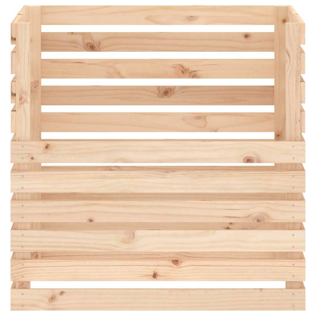 Vidaxl - Composteur 80x80x78 cm Bois massif de pin vidaXL 822187 - Image 6