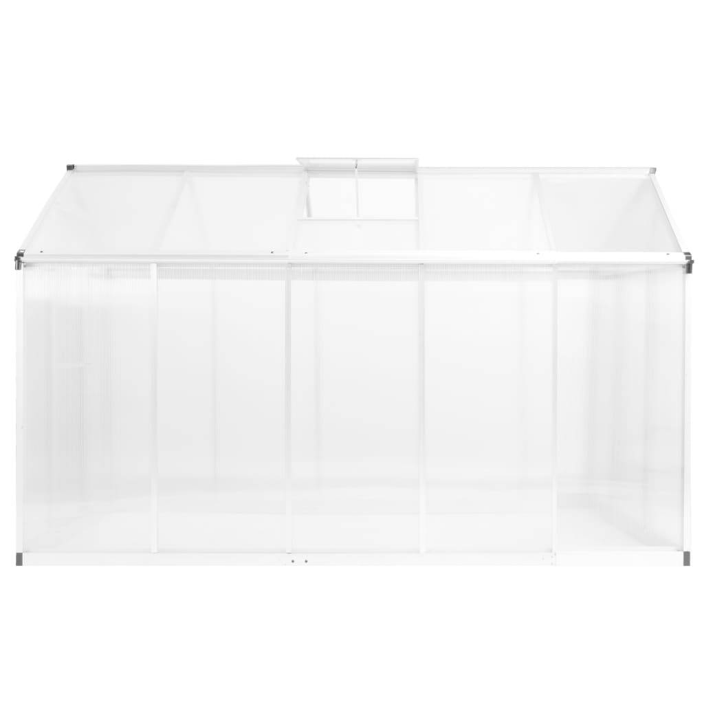 Serre Jardin Aluminium Polycarbonate Culture Plantes Anti-UV 5,74m² Transparent - ComfortXL Outdoor Living - Image 3
