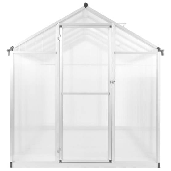 Serre Jardin Aluminium Polycarbonate Culture Plantes Anti-UV 5,74m² Transparent - ComfortXL Outdoor Living - Image 2
