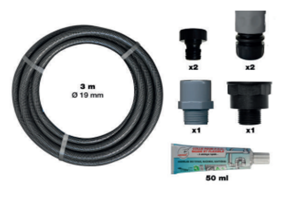 Jardibric - Kit de Raccordement pour Réserve d'Eau Souple - JARDIBRIC - Image 2
