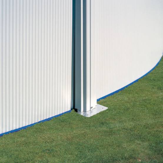 Gré - Piscine hors-sol acier ronde blanche Ø 4,80 m H 1,22 m – GRE - Image 7
