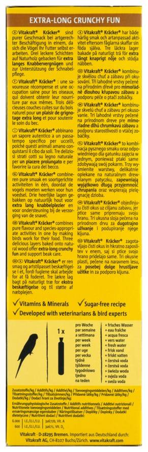 Kräcker oeuf graines de graminées perruches P-2 VITAKRAFT - Image 3