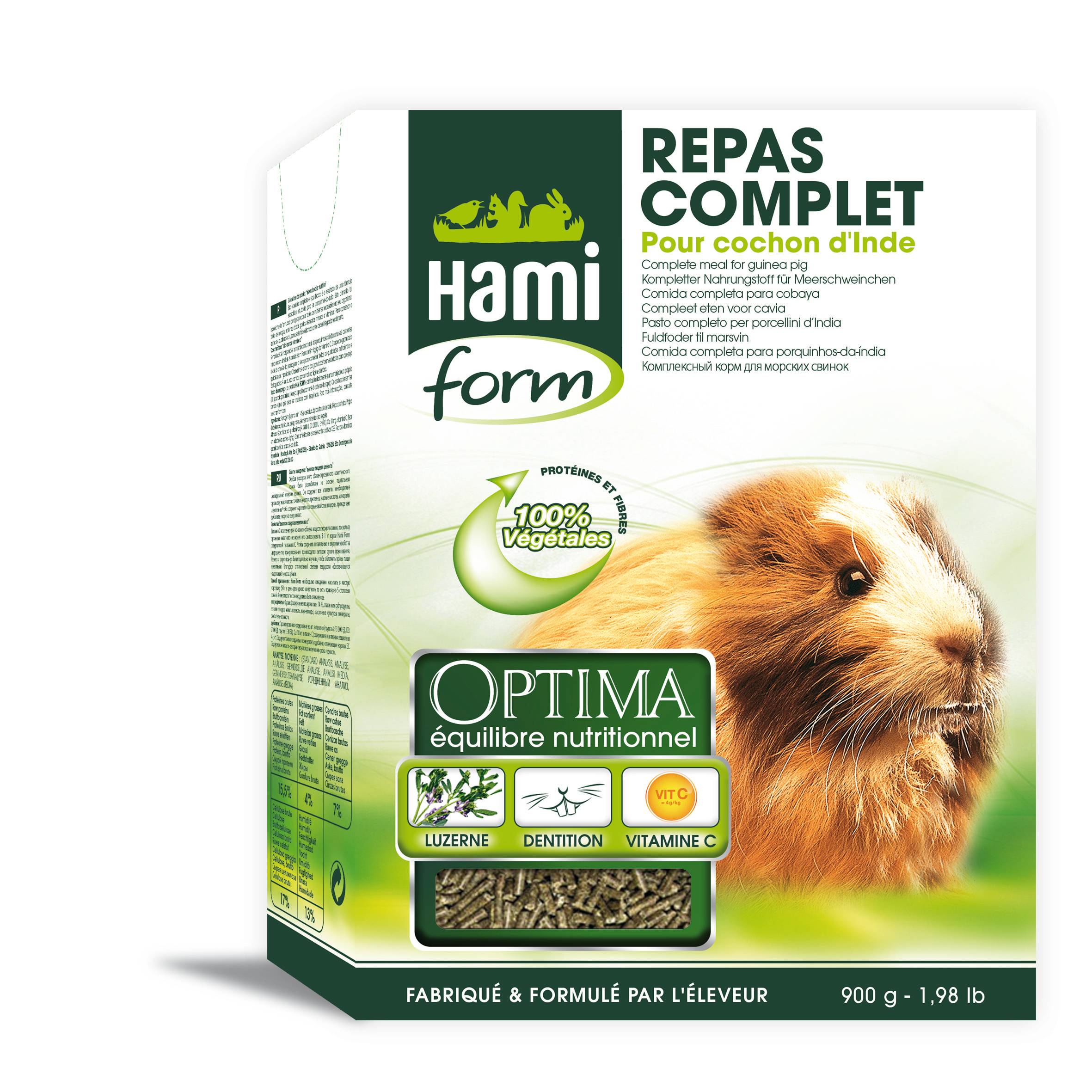 Hamiform - Repas Complet Cochon d'Inde - HAMI FORM - Image 1