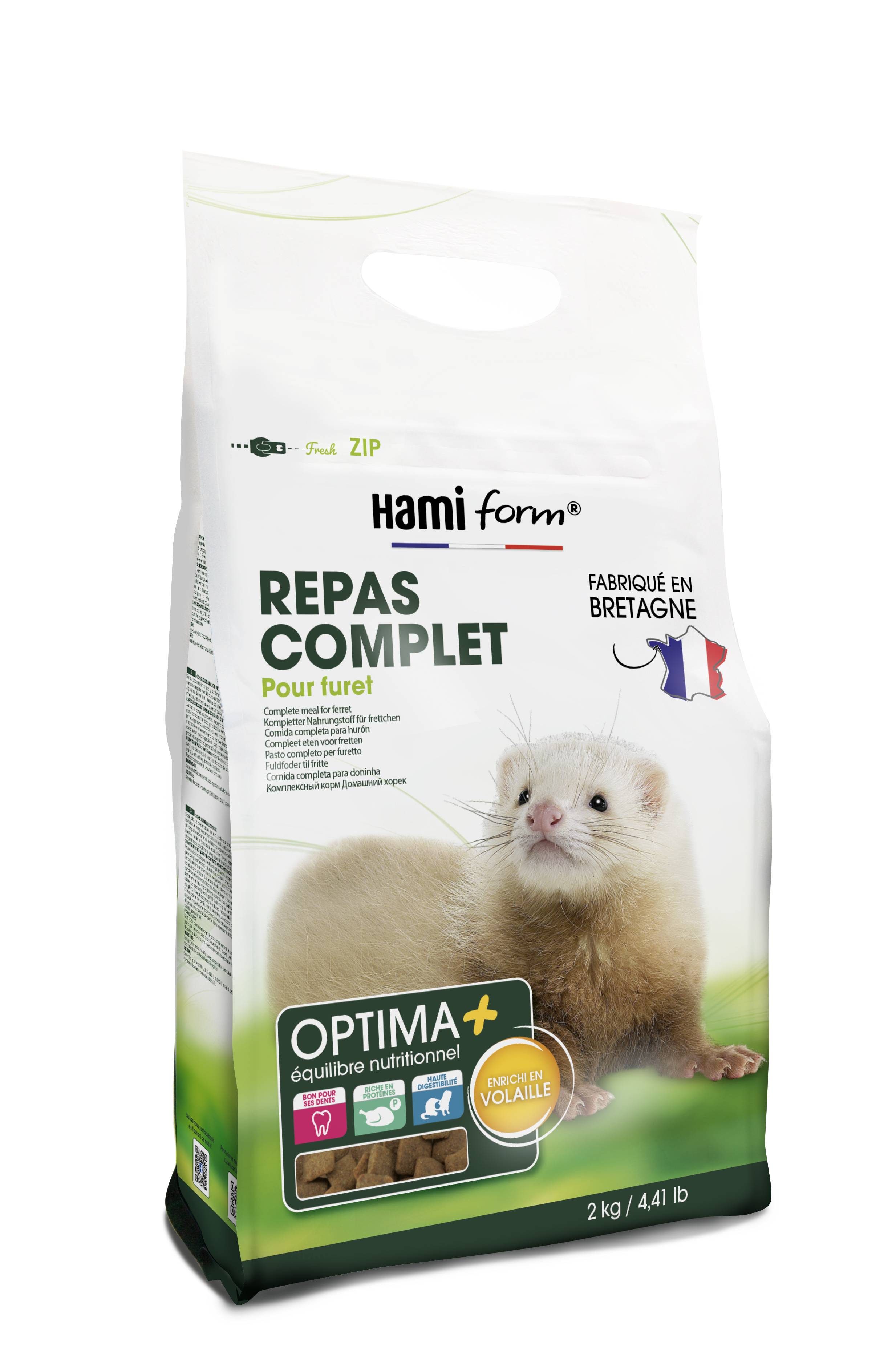 Hamiform - Hamiform - Repas complet pour furet Premium Optima 2 kg