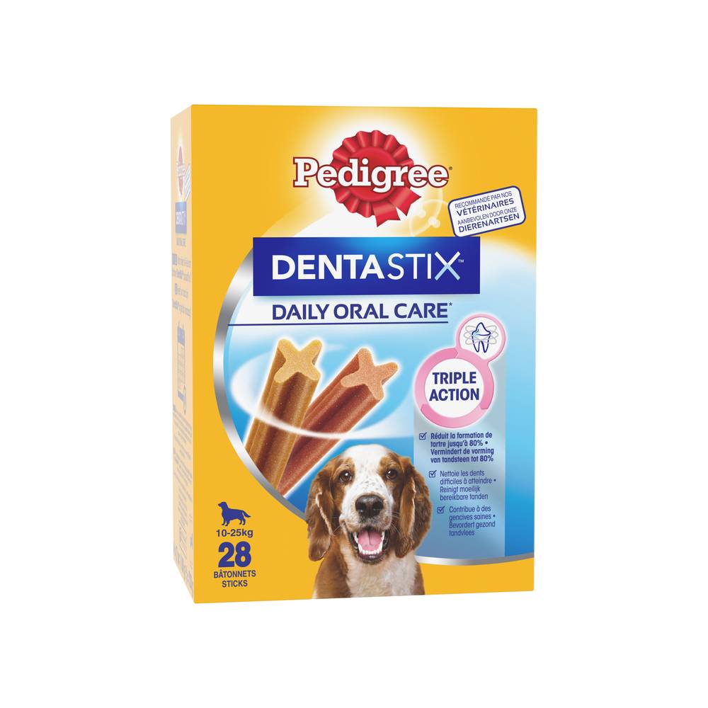 Pedigree - Bâtonnets À Mâcher Chiens Moyens Dentastix Multipack 28 Sticks 720g - PEDIGREE - Image 2