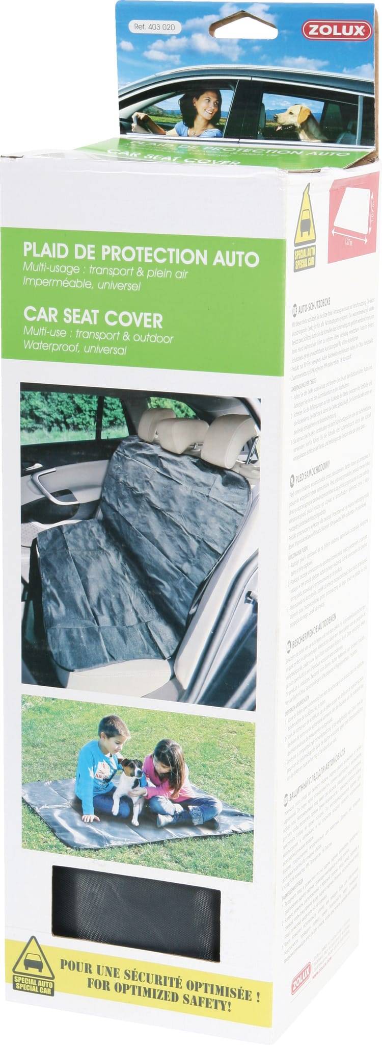 Zolux - Plaid de protection pour chien