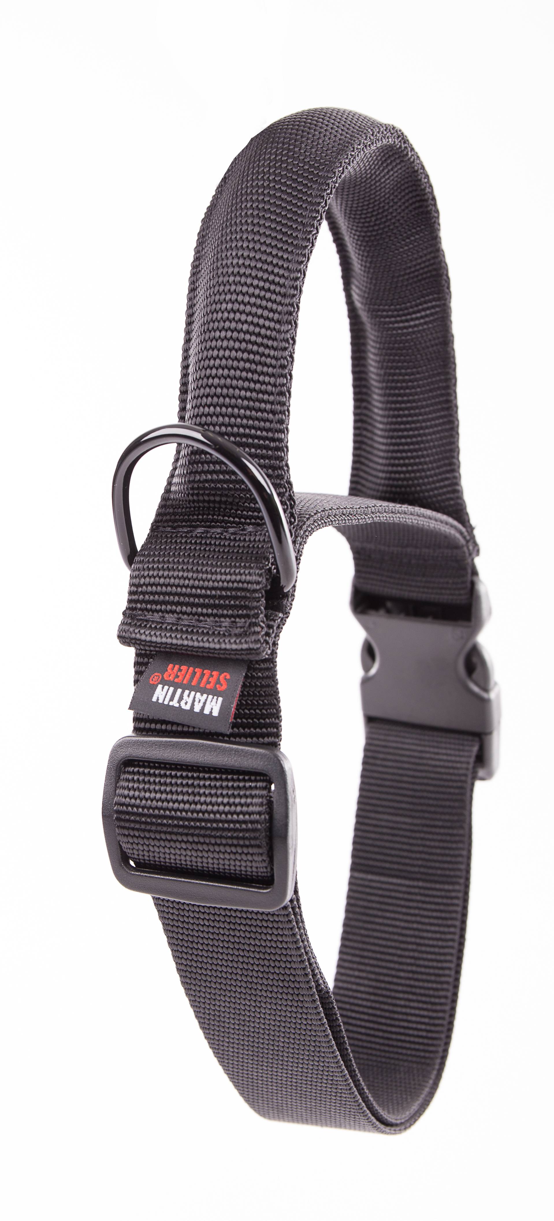 Martin Sellier - Collier Chien Intervention Nylon Noir – MARTIN SELLIER - Image 1