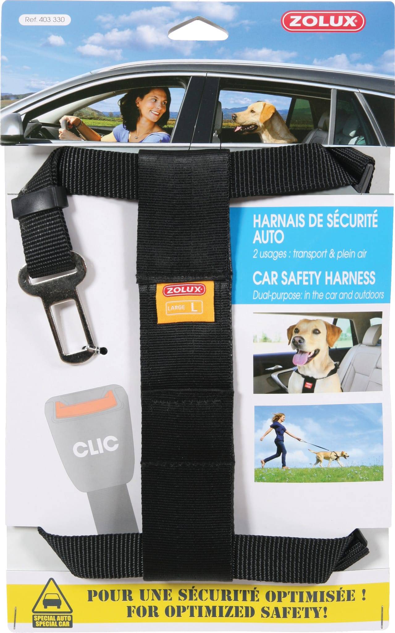 Zolux - Harnais de sécurité pour chien ZOLUX - Image 1