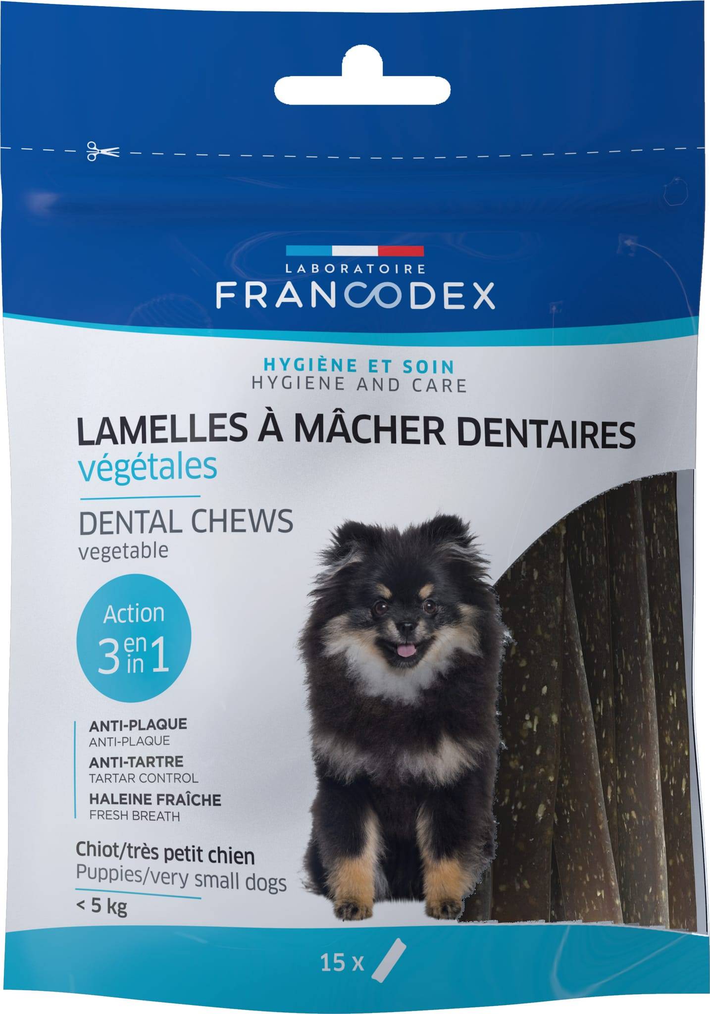 Francodex - LAMELLES A MACHER DENTAIRES POUR TRES PETIT CHIEN - Image 2