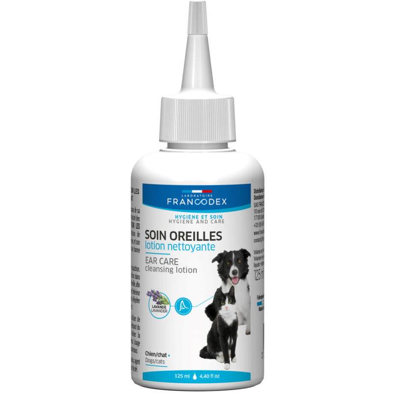 Francodex - NETTOYANT POUR LES OREILLES POUR CHIEN ET CHAT 125ml - Image 1