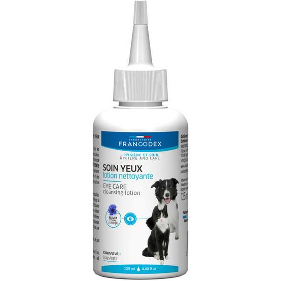Francodex - NETTOYANT POUR LES YEUX POUR CHIEN ET CHAT 125ml - Image 1
