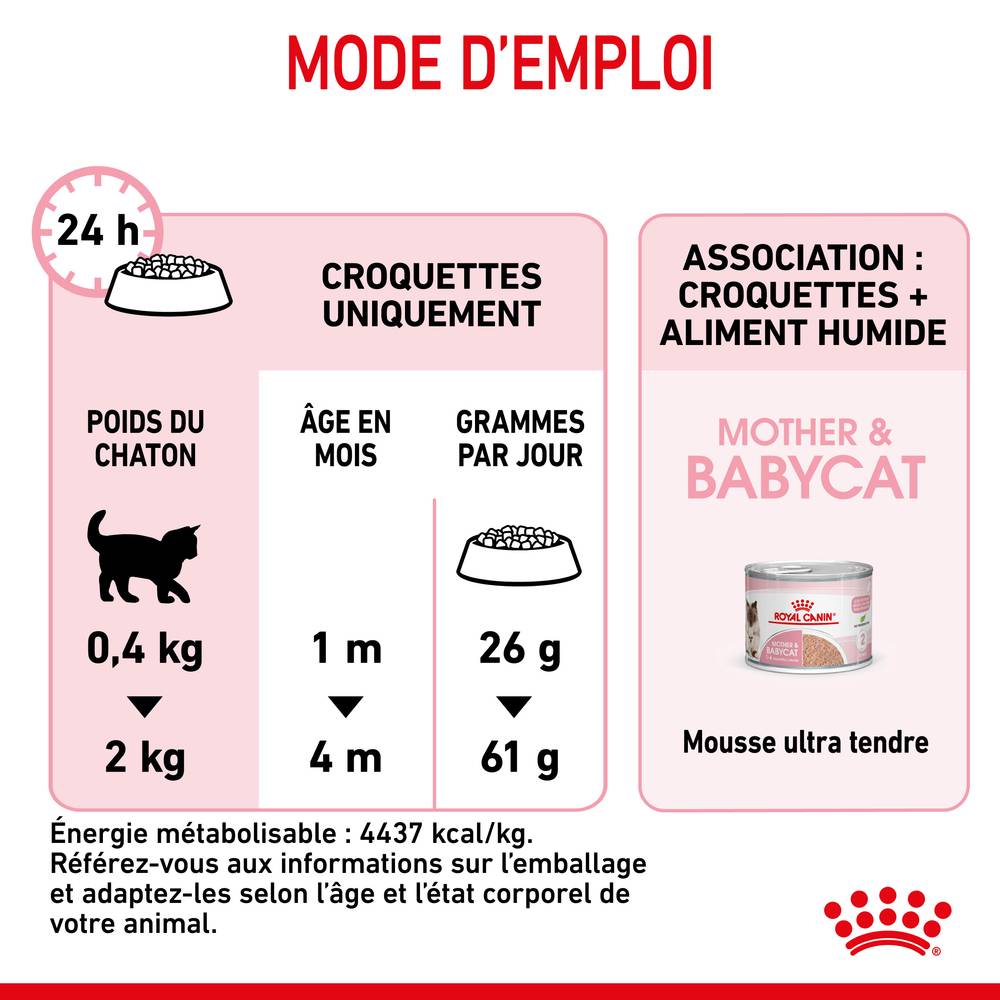 Royal Canin - Royal Canin - Croquettes pour chat Mother & Babycat 4 kg - Image 4
