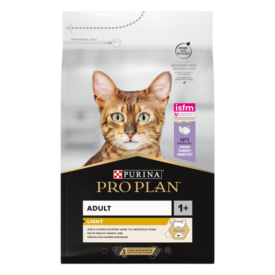 Purina Pro Plan - Croquettes chat Adulte Light 3 kg - PRO PLAN - Image 3