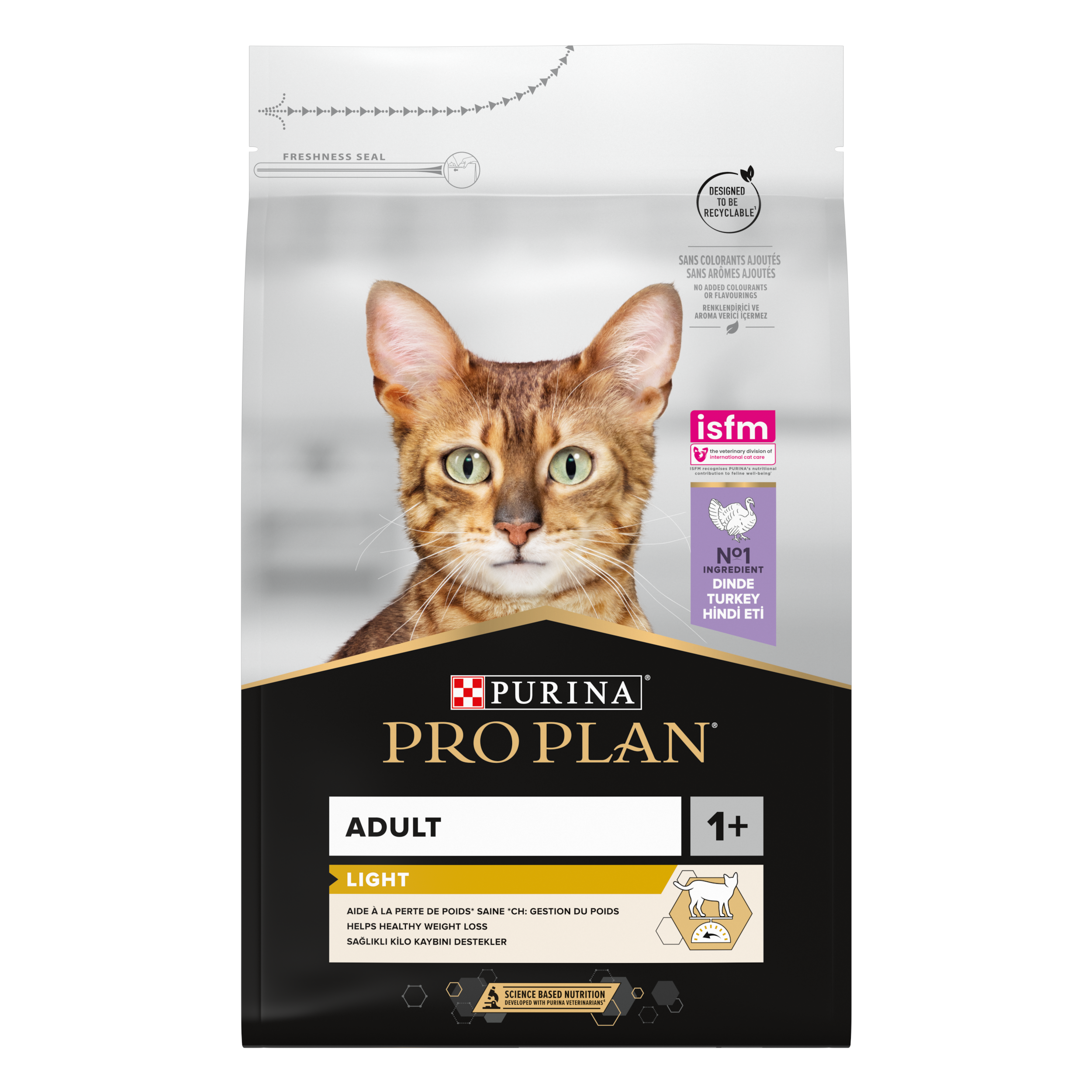 Purina Pro Plan - Croquettes chat Adulte Light 3 kg - PRO PLAN - Image 3