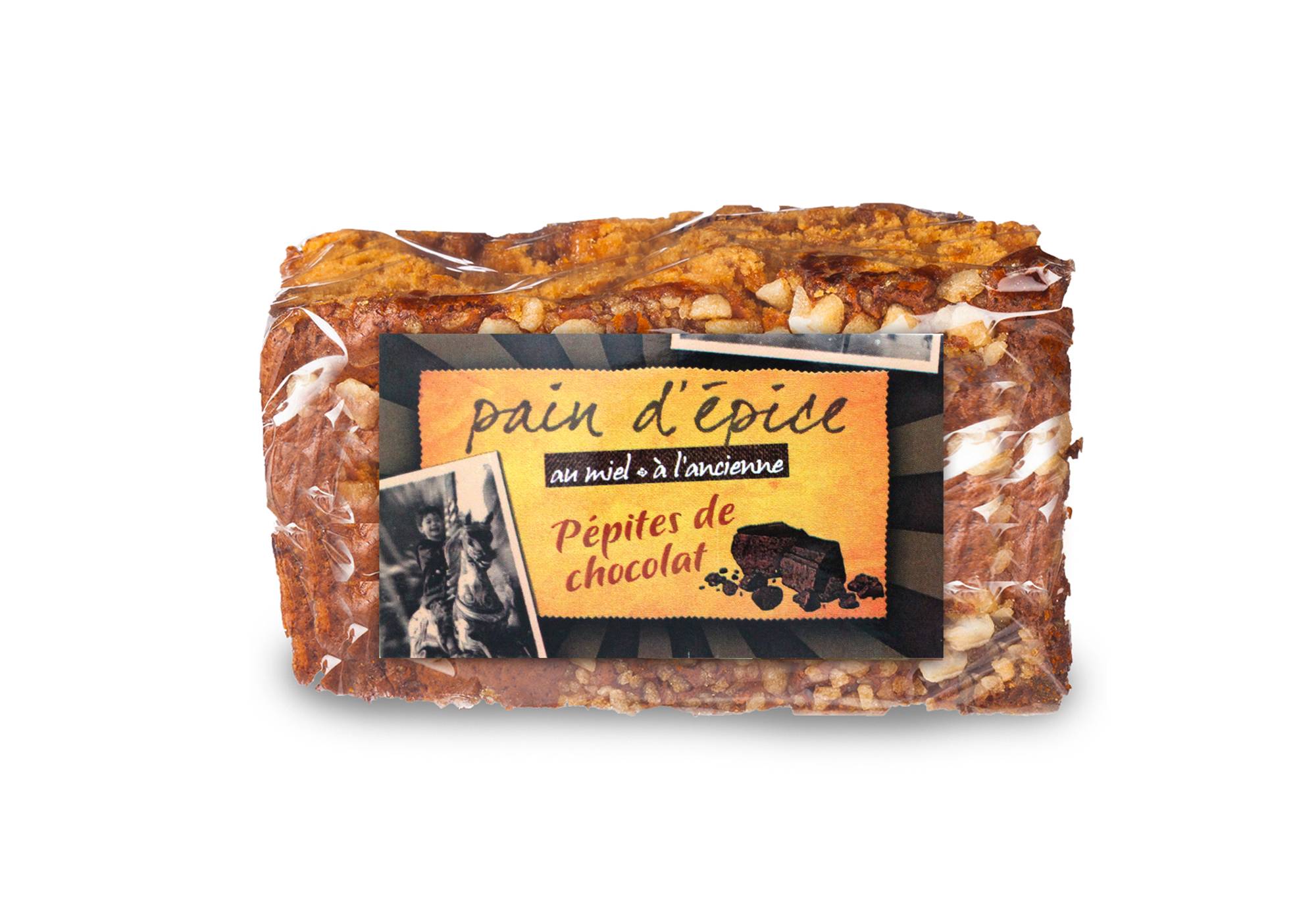 Finabeil - Pain d'épices à l'ancienne aux pépites de chocolat 500 g - Finabeil