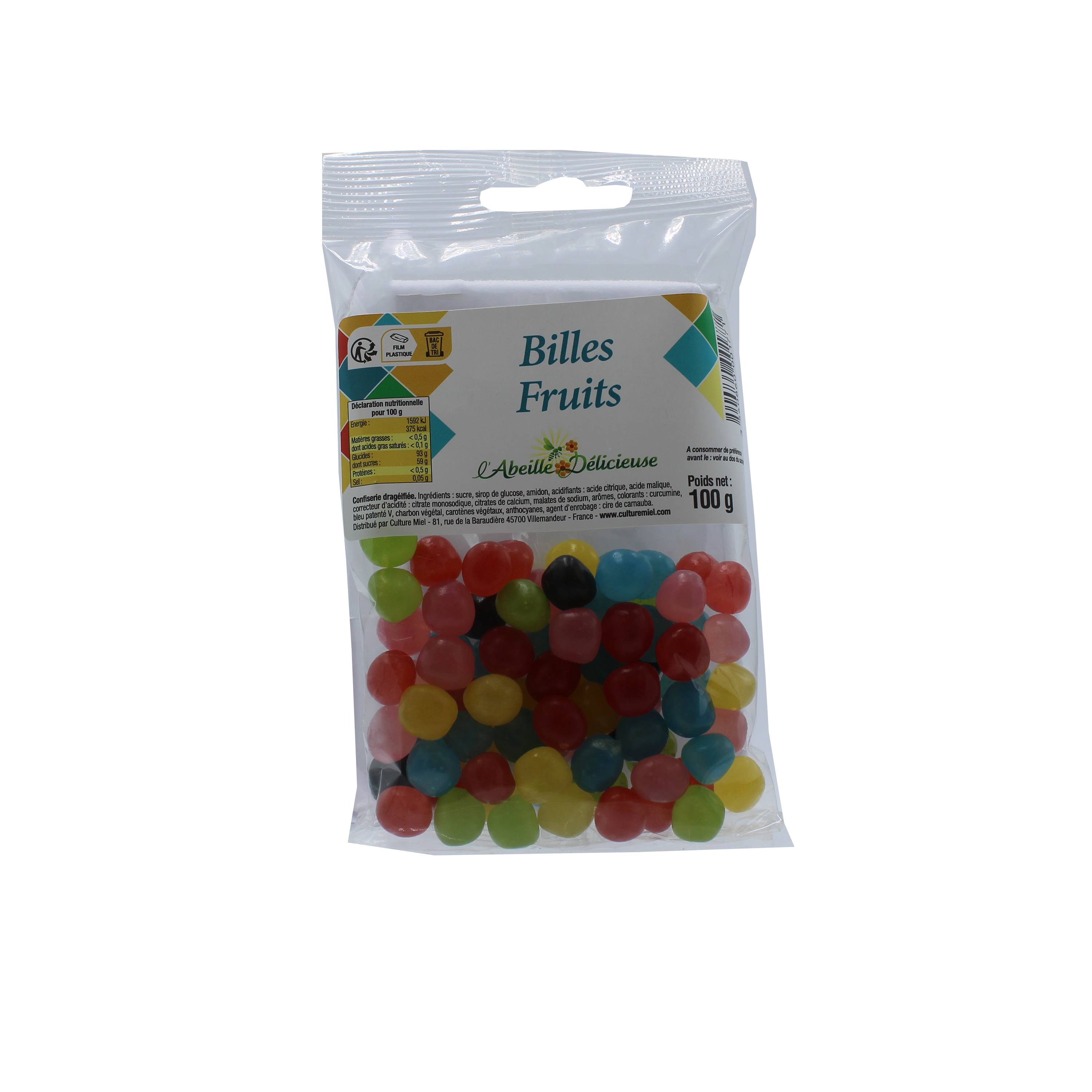 L'Abeille Délicieuse - Billes fruits 100 g - L'Abeille Délicieuse - Image 2