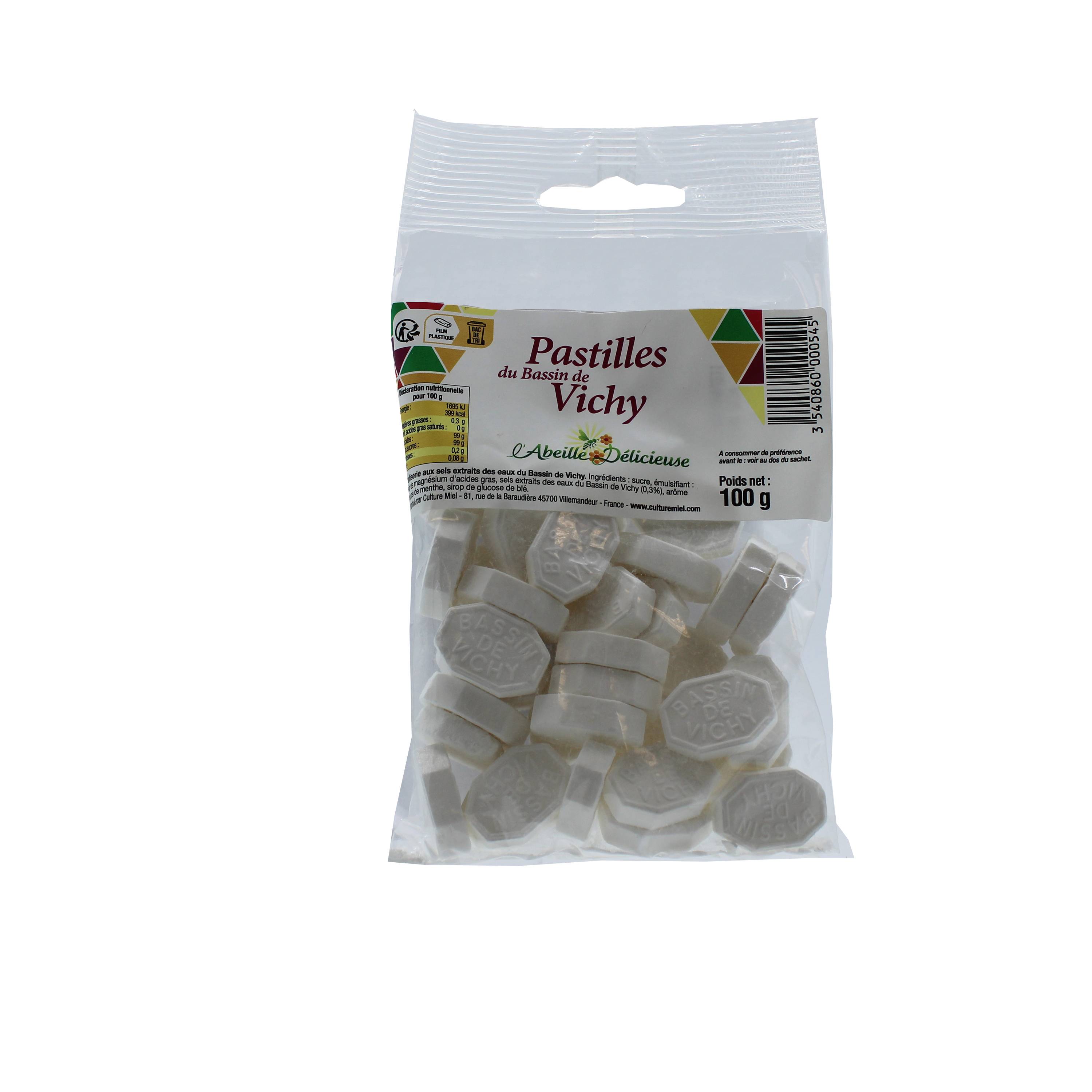 L'Abeille Délicieuse - Pastilles du Bassin de Vichy 100 g - L'Abeille Délicieuse - Image 2