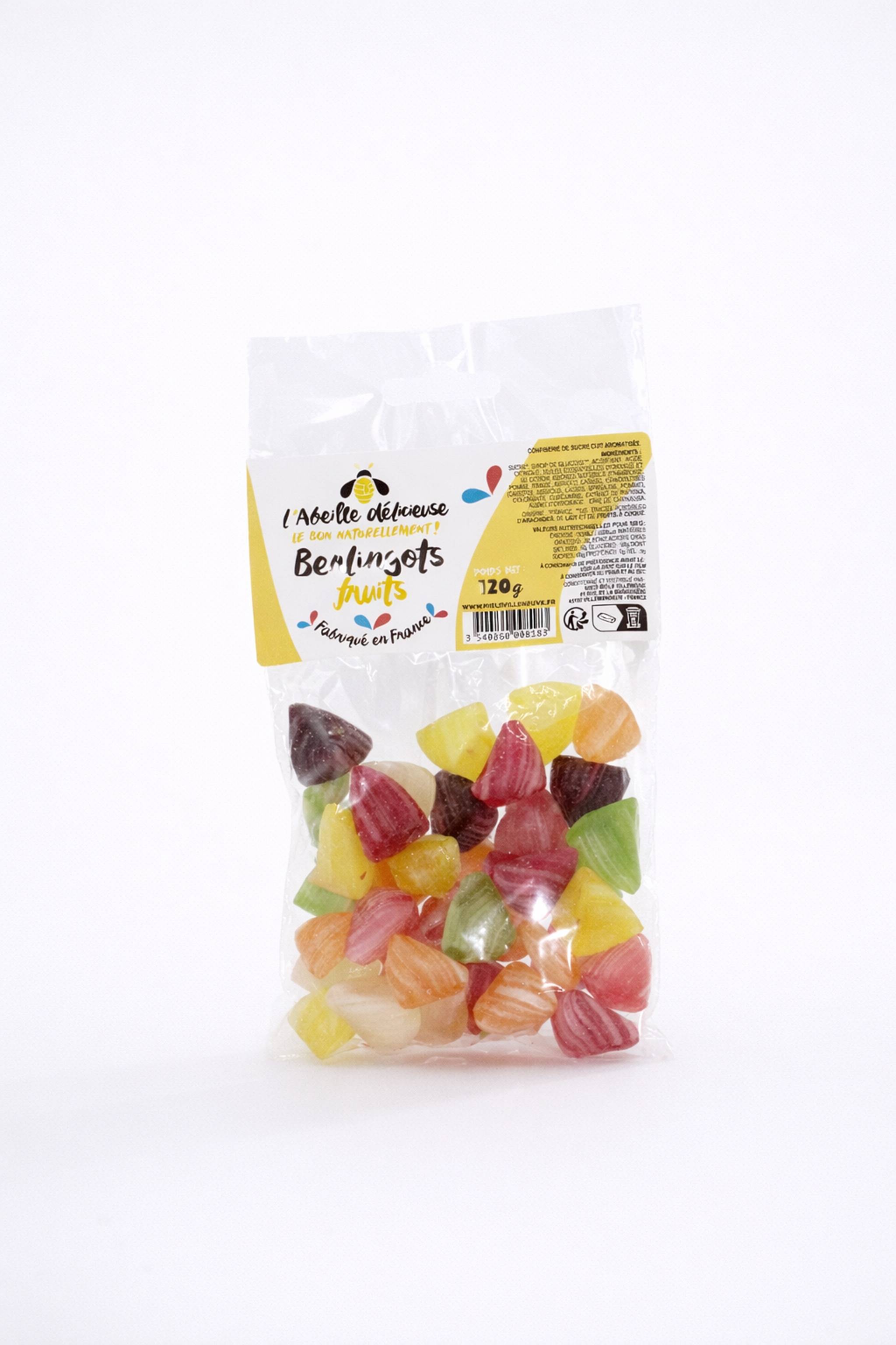 L'Abeille Délicieuse - Berlingots aux fruits 120 g - L'Abeille Délicieuse