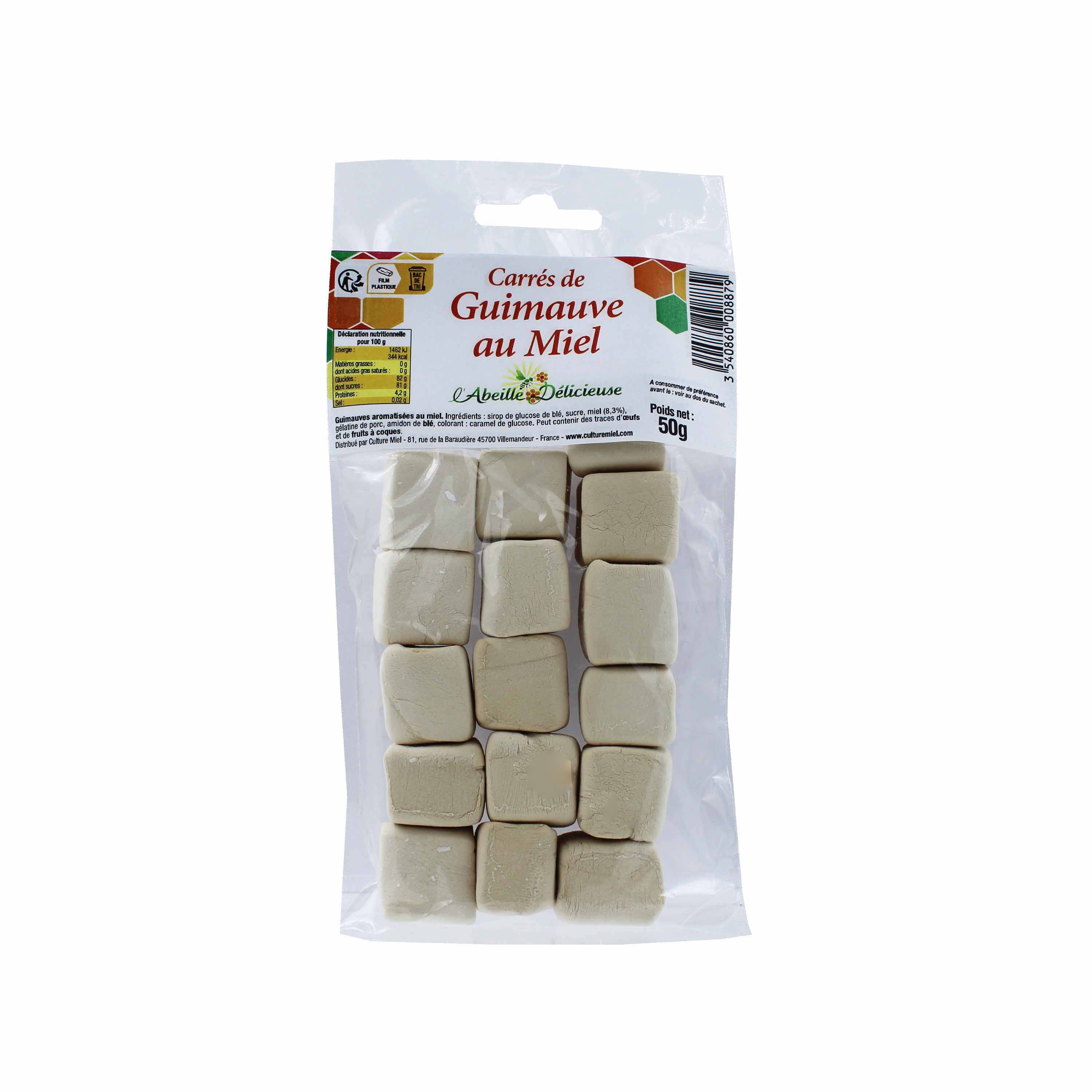 L'Abeille Délicieuse - Carrés de Guimauve au Miel 50 g - L'Abeille Délicieuse - Image 2