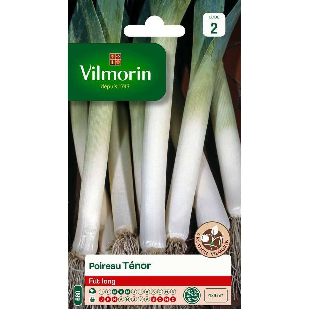 Vilmorin - Poireau Ténor création série 2 sachet graines 4 g - Vilmorin - Image 2